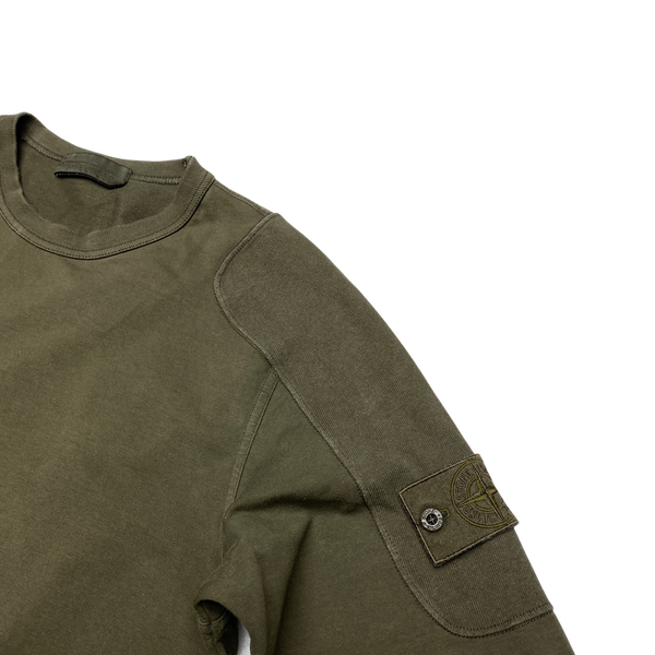 Stone Island Khaki Ghost Piece Hoodie Stone Island