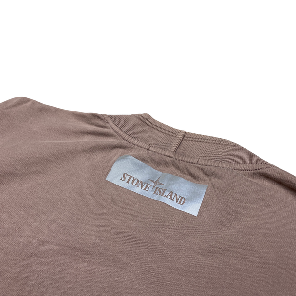 Stone Island 2016 Dusty Pink Reflective Sweatshirt
