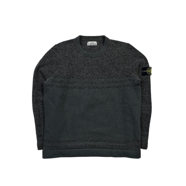 Stone Island 2019 Grey Wool Crewneck Knit - XL