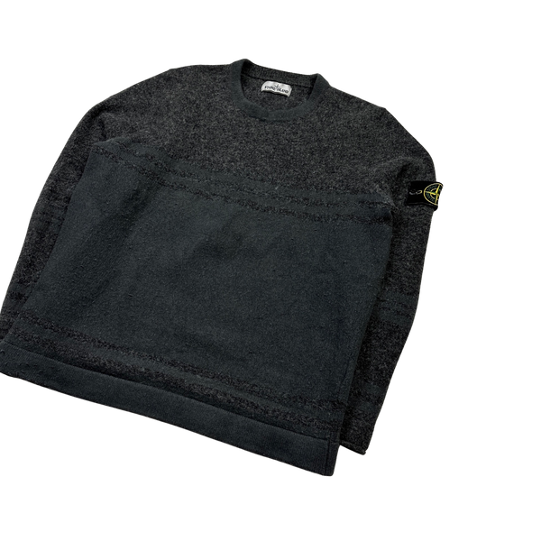 Stone Island 2019 Grey Wool Crewneck Knit - XL