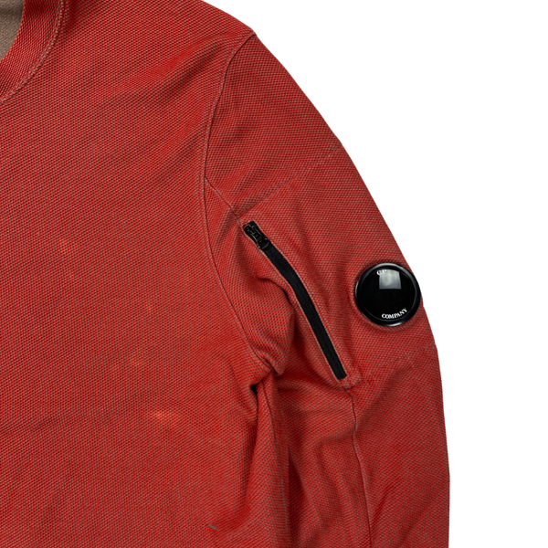 CP Company 3D Tacting Red Crewneck Jumper
