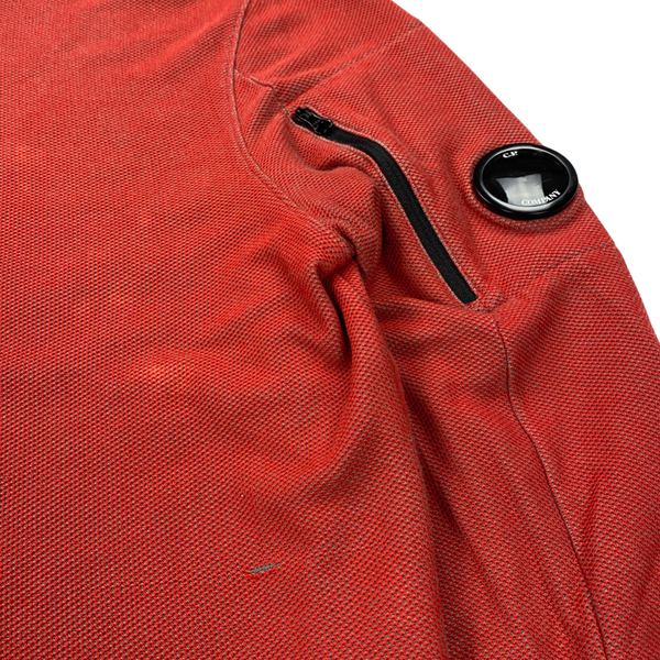 CP Company 3D Tacting Red Crewneck Jumper