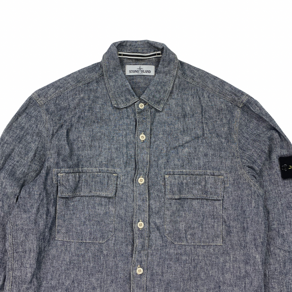 Stone Island Linen Buttoned Shirt
