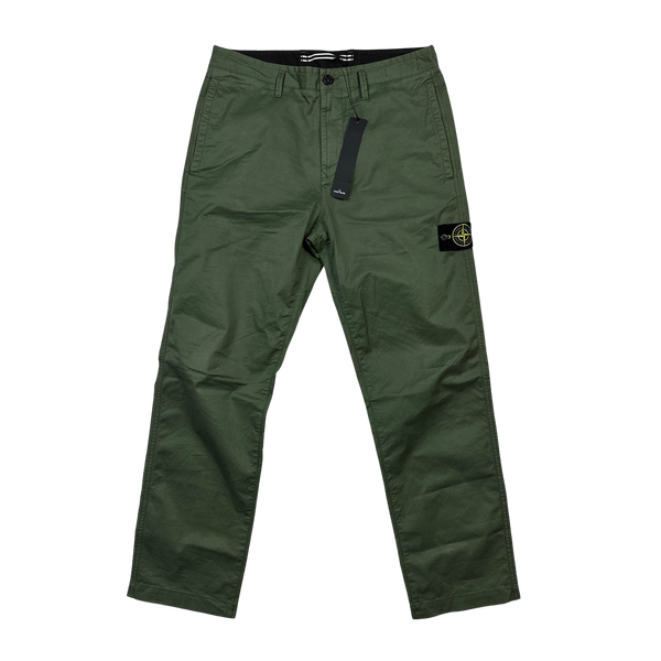 Stone Island 2021 Green RE Cargo Trousers - 30"
