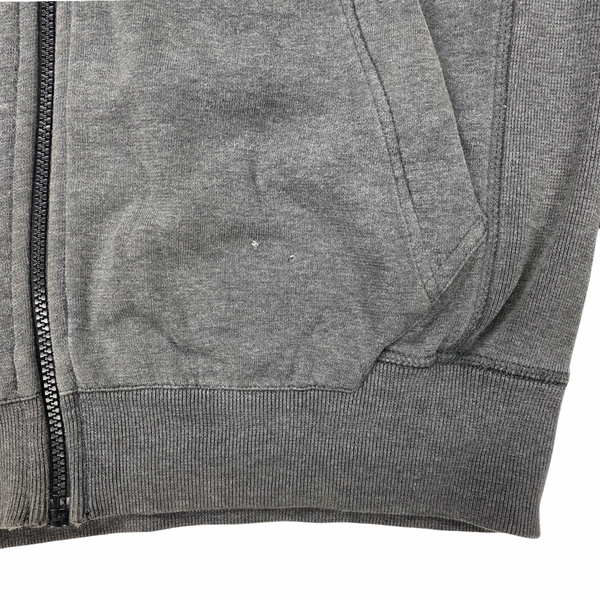 Stone Island Dark Grey Zipped Hoodie