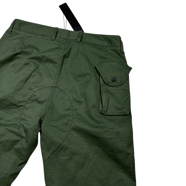 Stone Island 2021 Green RE Cargo Trousers - 30"