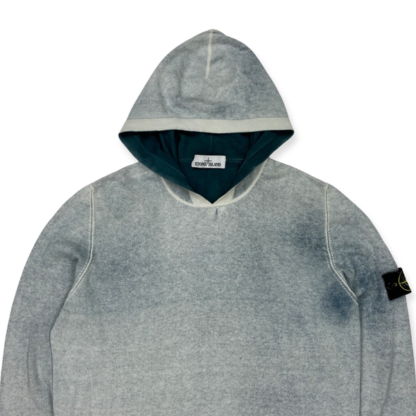 Stone Island Hand Sprayed Knitted Hoodie