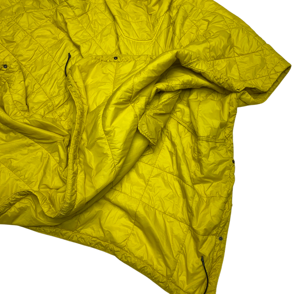 Stone Island Yellow Micro Yarn Poncho Cape