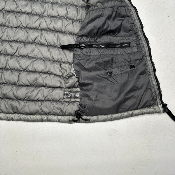 Stone Island Grey Down Filled Gilet