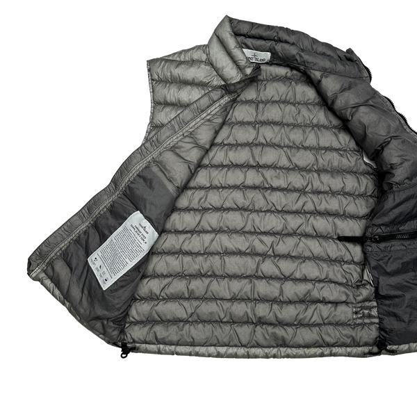 Stone Island Grey Down Filled Gilet
