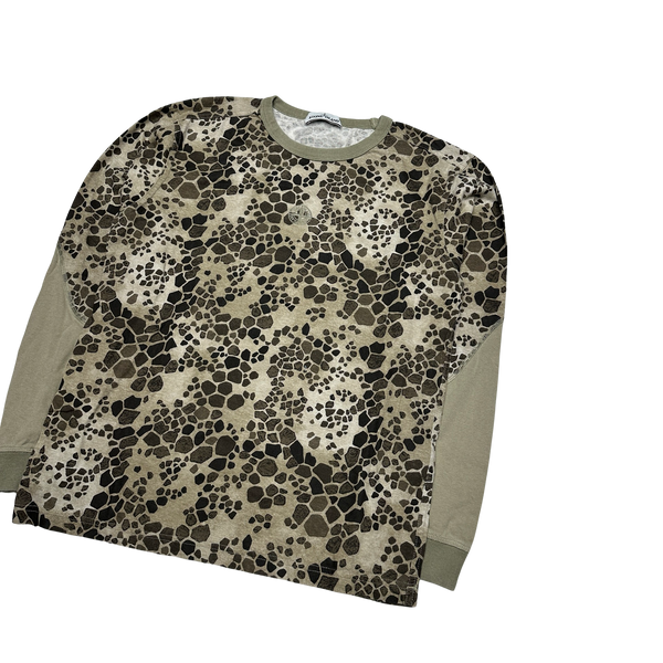 Stone Island Sand Alligator Camo Longsleeve