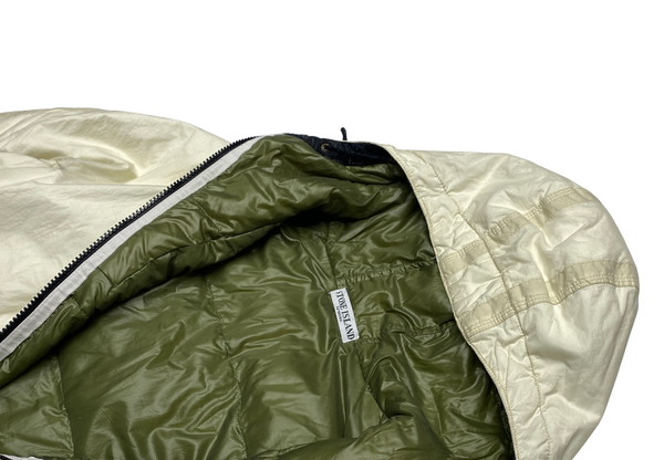Stone Island Cream Down Filled Puffer Jacket