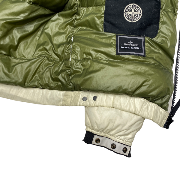 Stone Island Cream Down Filled Puffer Jacket