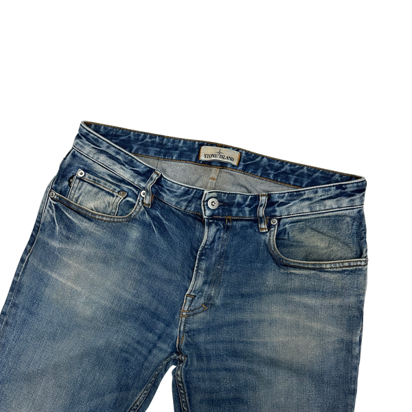 Stone Island 2017 SK Light Blue Denim Jeans
