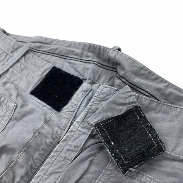 Stone Island Grey Cotton 2010 Baggy Cargo Trousers