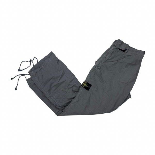 Stone Island Grey Cotton 2010 Baggy Cargo Trousers