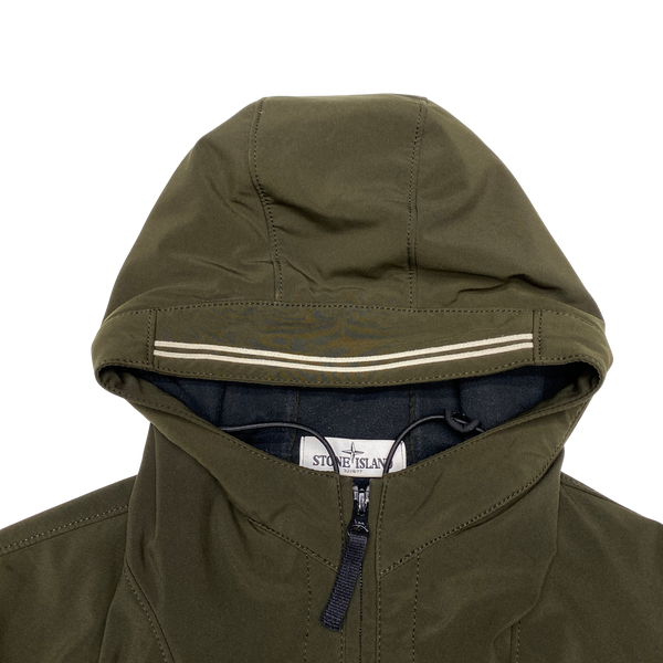 Stone Island 2012 Khaki Fleece Lined Soft Shell R Jacket