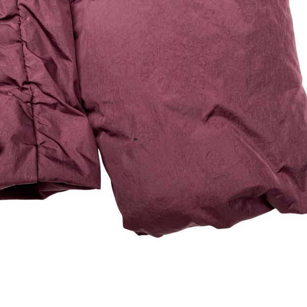 Stone Island Plum Garment Dyed Crinkle Reps Puffer Jacket