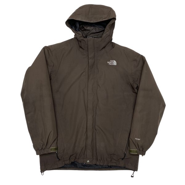 North Face 3 In 1 Brown Hyvent Jacket