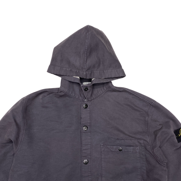 Stone Island Charcoal Grey Vintage Cotton Jacket