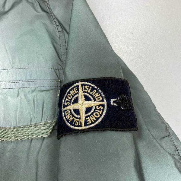 Stone Island Light Blue Liquid Reflective Field Jacket