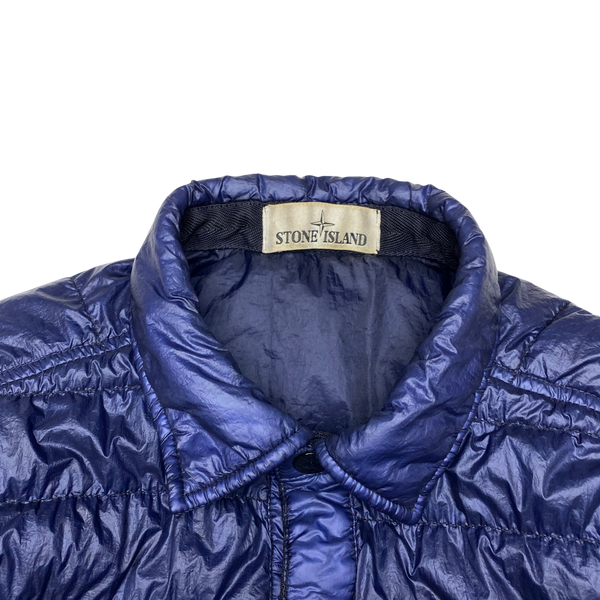 Stone Island 2016 Navy Down Filled Overshirt Jacket