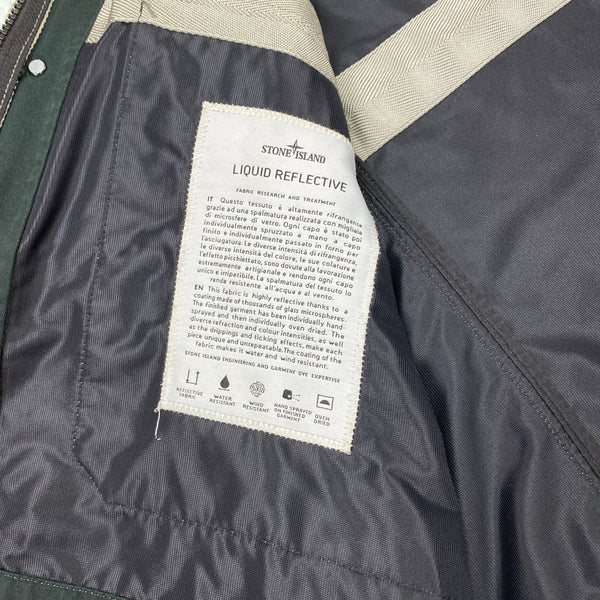 Stone Island Light Blue Liquid Reflective Field Jacket