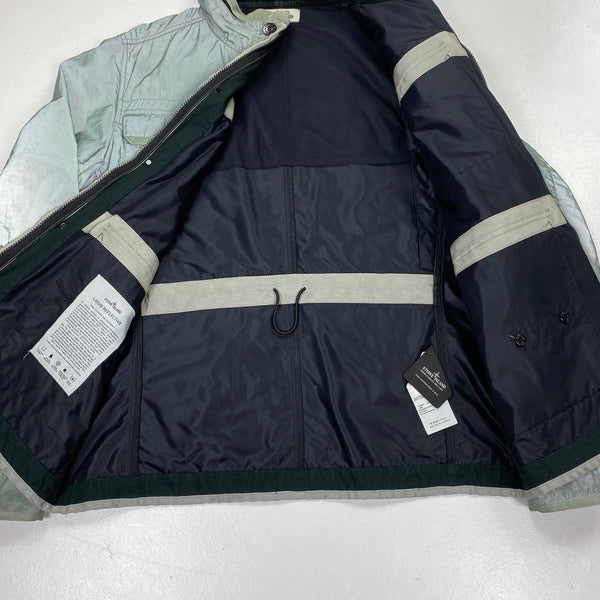 Stone Island Light Blue Liquid Reflective Field Jacket