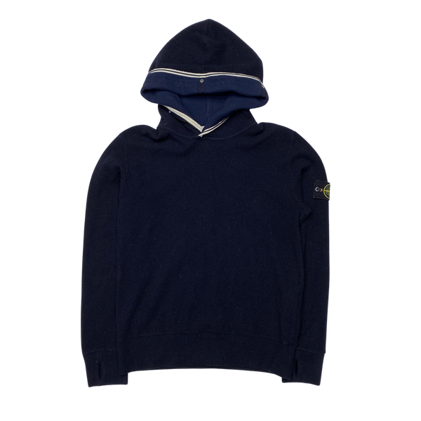 Stone Island 2011 Navy Wool Hoodie