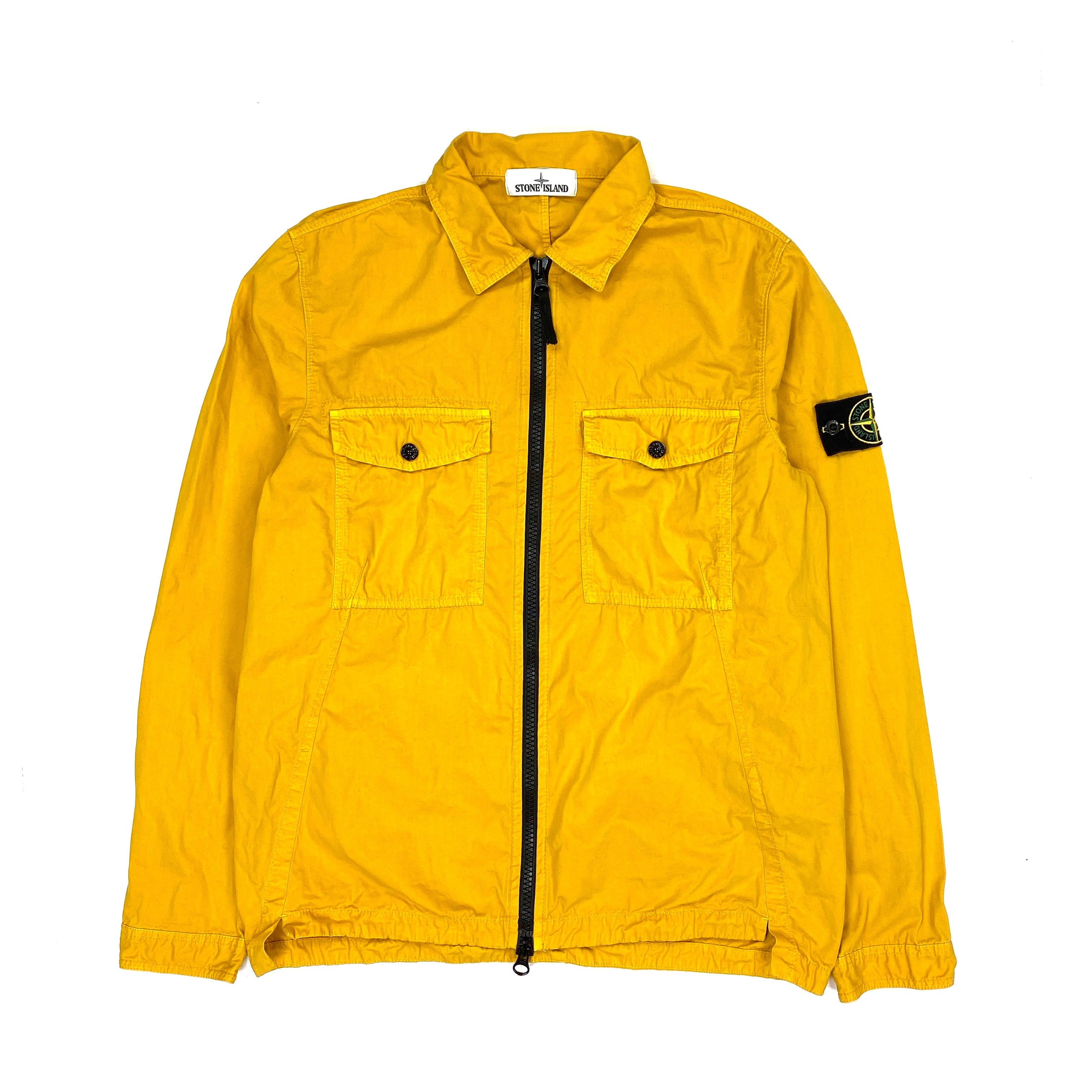 Stone island overshirt yellow outlet