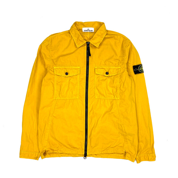 Stone Island 2019 Yellow Cotton Overshirt