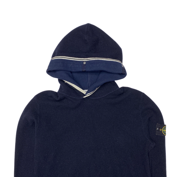 Stone Island 2011 Navy Wool Hoodie