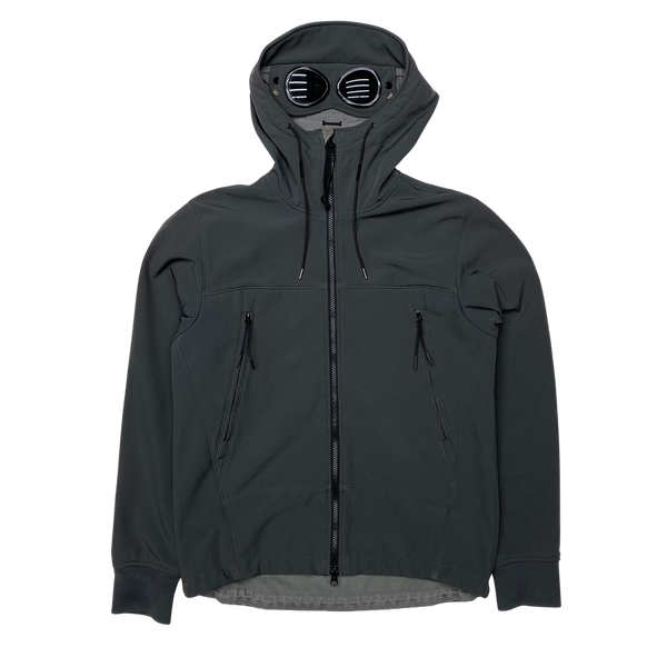 CP Company Grey Fleece Lined Soft Shell Jacket