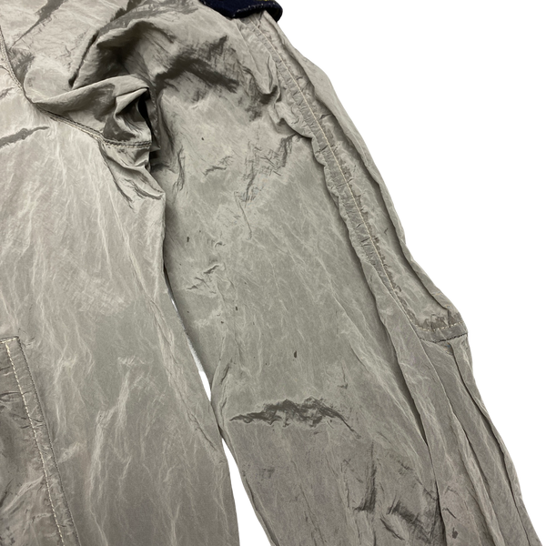 Stone Island 2018 Silver Nylon Metal Watro Hooded Jacket