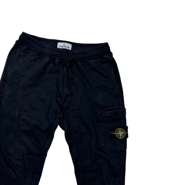 Stone Island Navy Cotton Joggers