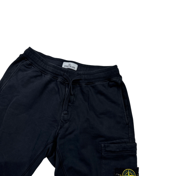 Stone Island Navy Cotton Joggers