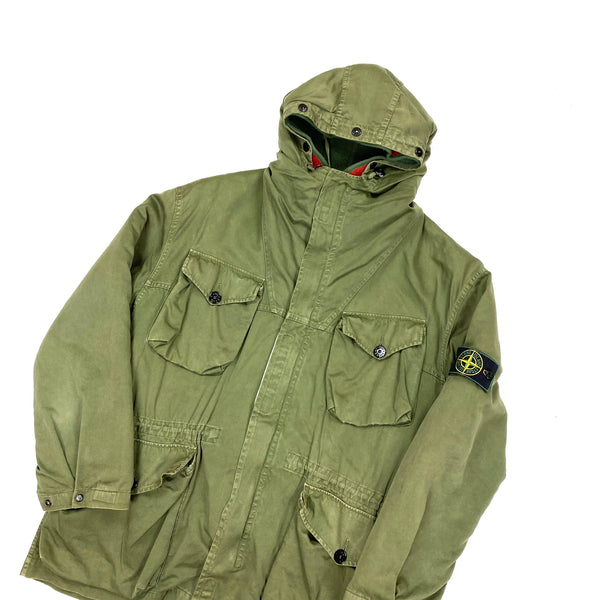 Stone Island 1993 Vintage Raso Gommato Dutch Rope Jacket