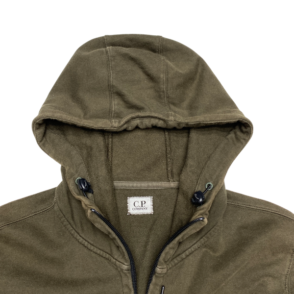 CP Company Khaki Lens Viewer Hoodie