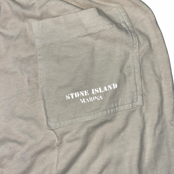 Stone Island Marina Vintage Reflective Cotton Joggers