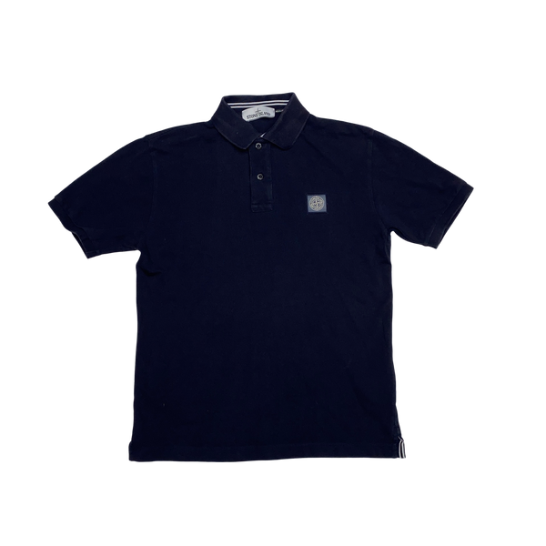 Stone Island 2018 Navy Cotton Polo Shirt