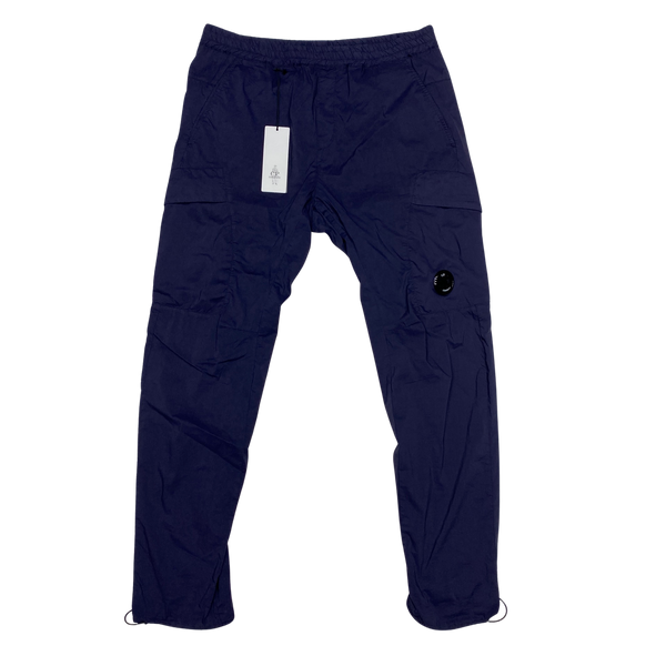 CP Company Navy 50 Fili Stretch Cargo Trousers
