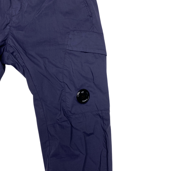 CP Company Navy 50 Fili Stretch Cargo Trousers
