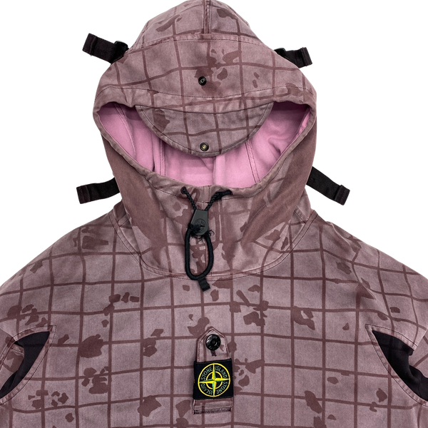 Stone Island Pink Ghillie Laser Camo Tela Flock-TC Jacket | Common Cultured
