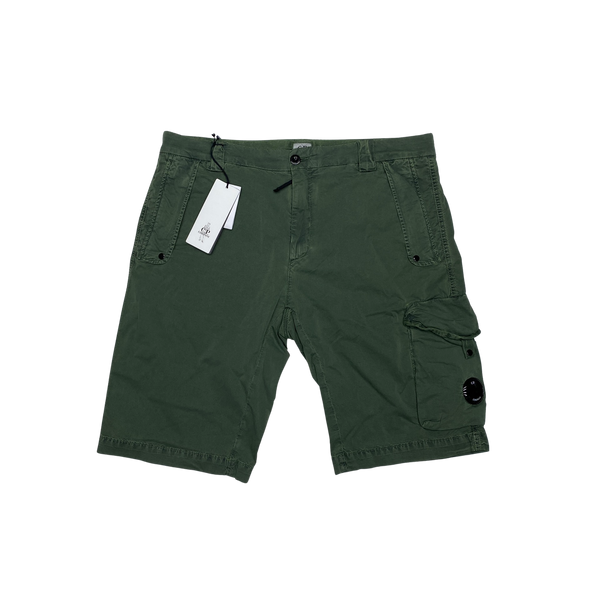 CP Company Green Cargo Shorts