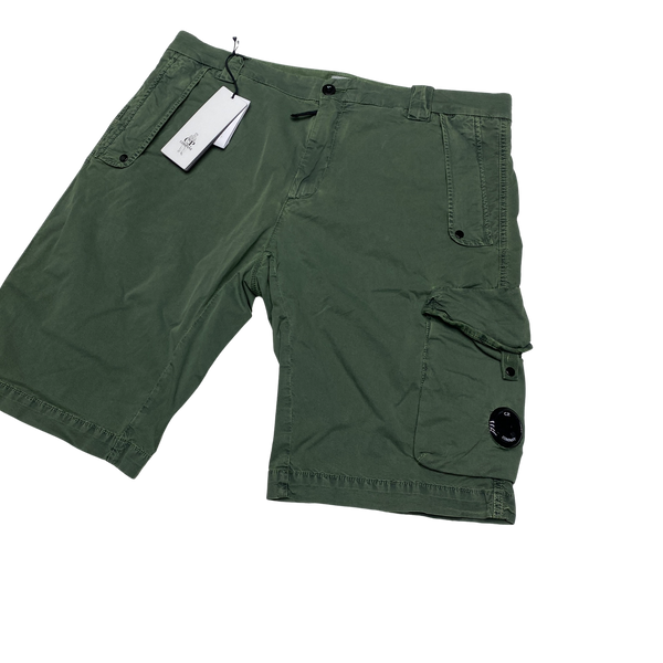 CP Company Green Cargo Shorts