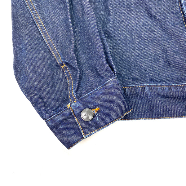 Stone Island Thick Denim Navy Cotton Jacket