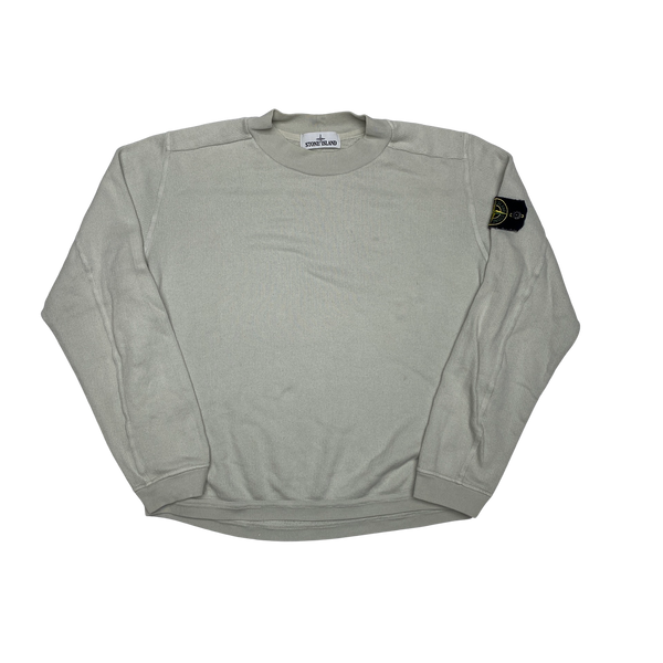 Stone Island 2016 Light Grey Woven Cotton Sweatshirt