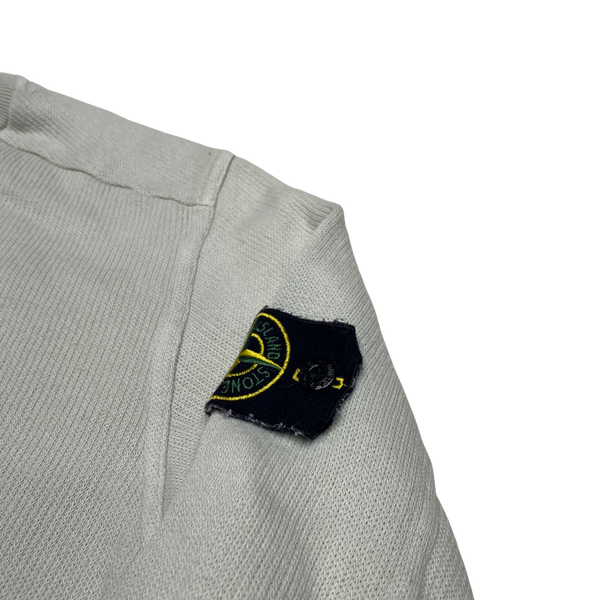 Stone Island 2016 Light Grey Woven Cotton Sweatshirt