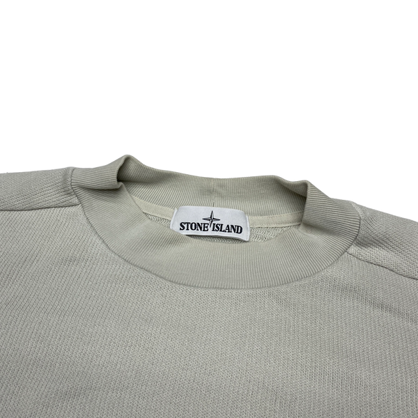 Stone Island 2016 Light Grey Woven Cotton Sweatshirt