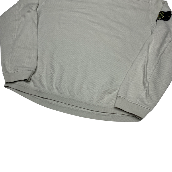 Stone Island 2016 Light Grey Woven Cotton Sweatshirt